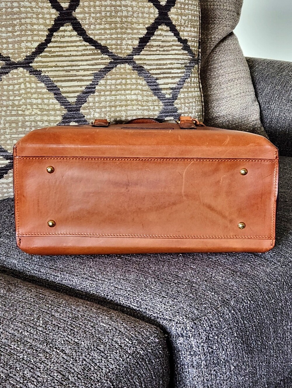 🐎RARE Ralph Lauren🐎 - Heritage Proprietor Leather Tote Bag w/Crossbody Strap - Picture 4 of 13